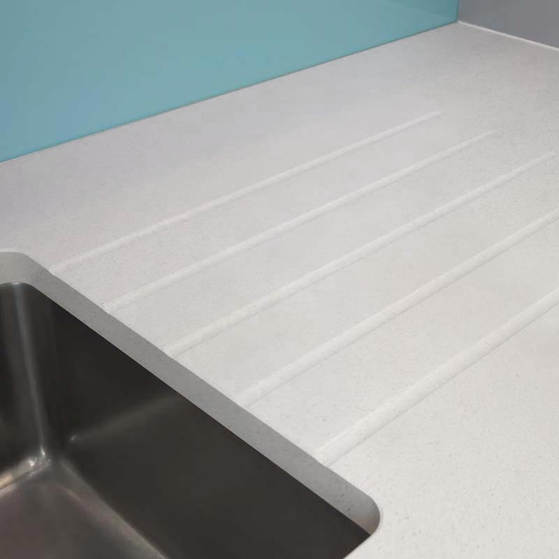 Plan de travail en Quartz Silestone® Miami White